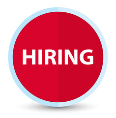 Hiring flat prime red round button