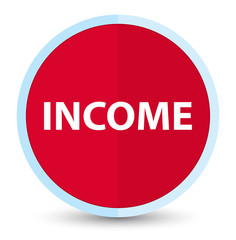 Income flat prime red round button