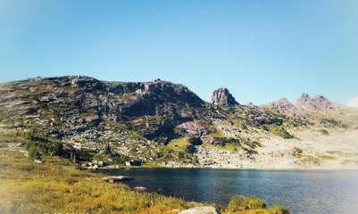 Fototapeta na wymiar National park Ergaki hiking
