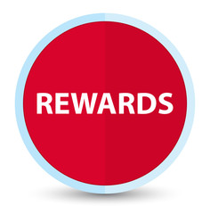 Rewards flat prime red round button