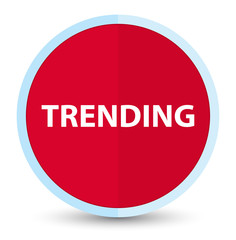 Trending flat prime red round button