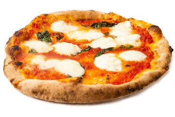 Pizza con mozzarella di bufala campana