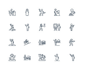 Mafia, Graduated, Electrician, Actuary, dj, Cooker, Mathematicia