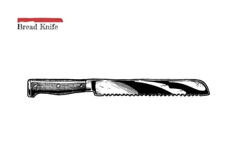 Fotobehang illustration of paring knife © Oleksandr Babich