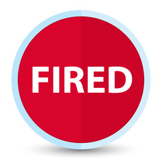 Fired flat prime red round button