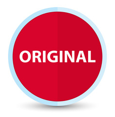 Original flat prime red round button