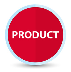 Product flat prime red round button