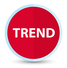 Trend flat prime red round button