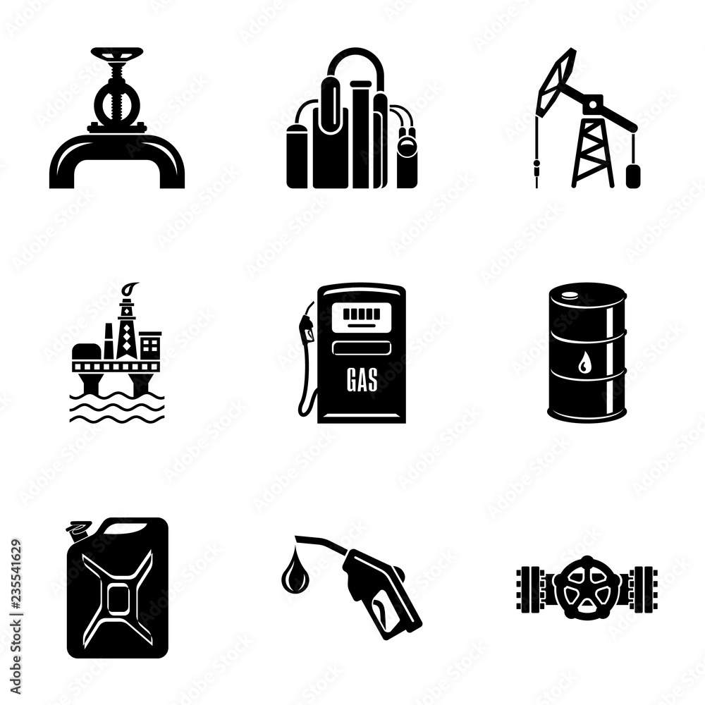 Poster conduit icons set. simple set of 9 conduit vector icons for web isolated on white background