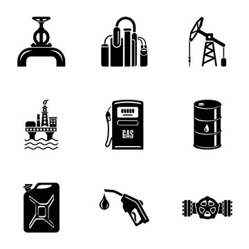 Conduit icons set. Simple set of 9 conduit vector icons for web isolated on white background
