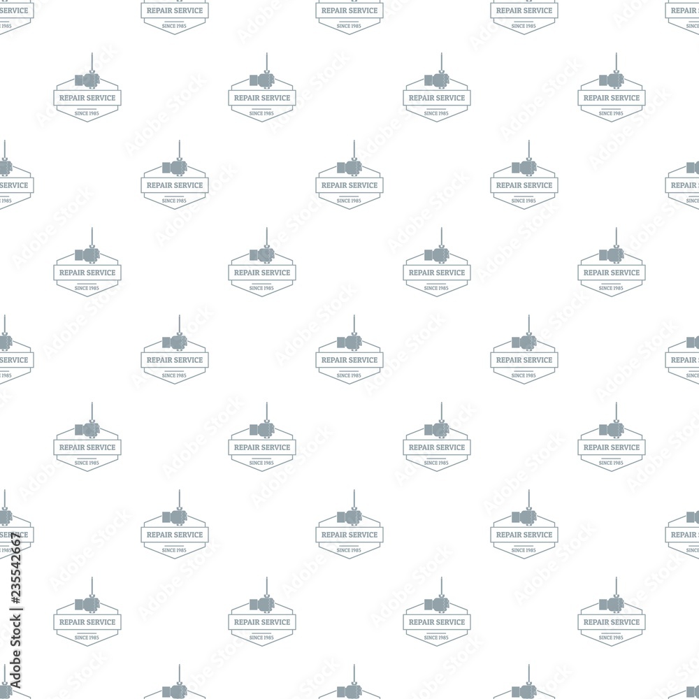 Poster working service pattern vector seamless repeat for any web design