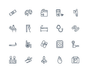 First aid kit, Antibiotics, Blood donation, Sperm, Defibrillator