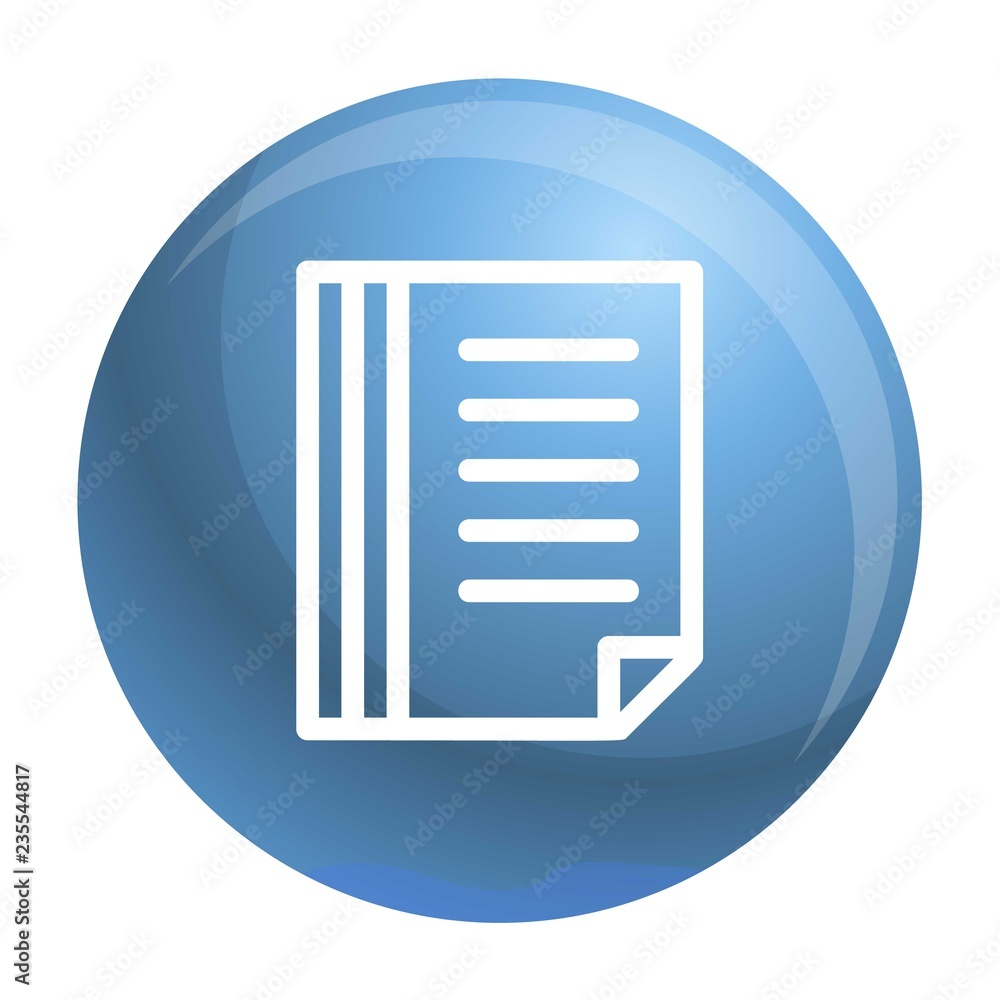 Poster file folder icon. outline file folder vector icon for web design isolated on white background