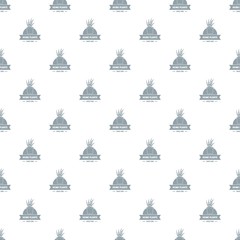 Exotic cactus pattern vector seamless repeat for any web design