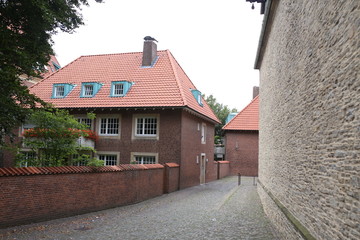 Fototapeta na wymiar old houses in Munster, Germany