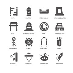 Fireworks, Temple of heaven, Tonfa, Lantern, Quiver, Nunchaku, K