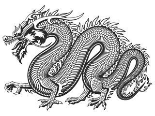 Traditional Asian Dragon