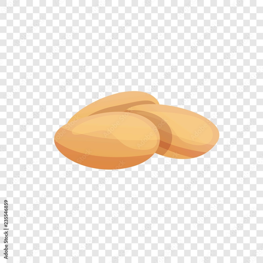 Poster soy nuts icon. cartoon of soy nuts vector icon for web design