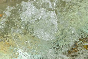 texture of ice on surface of water