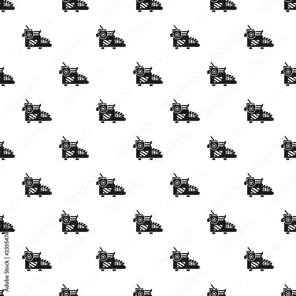 Poster typewriter pattern seamless vector repeat for any web design