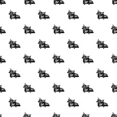 Typewriter pattern seamless vector repeat for any web design