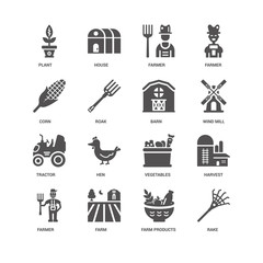 Rake, Wind Mill, Barn, Farmer, Harvest, Plant, Corn, Tractor, Fa