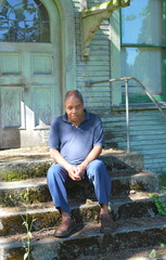 African american male sweating in the heatwave in Louisiana.