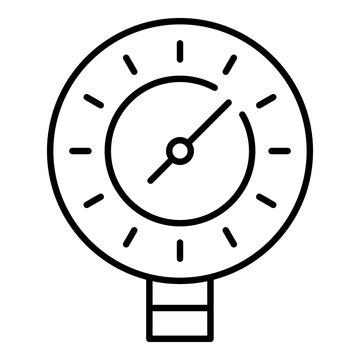 black gauge measuring pressure clip art preview