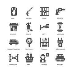 Briefcase, Corpse, Hand, Shotgun, Electroshock weapon, Prisoner,