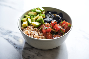 ahi poke bowl