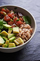 ahi poke bowl