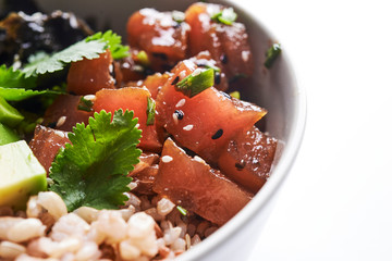 ahi poke bowl