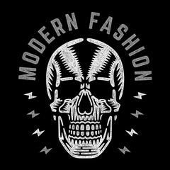 Vintage white skull.