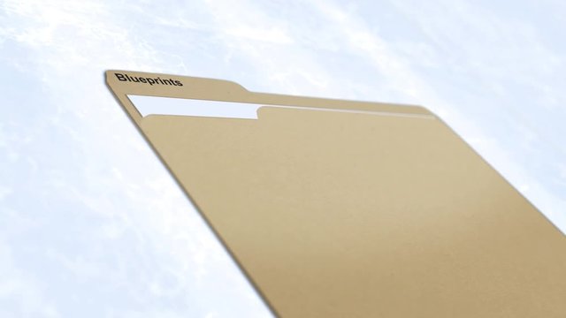 Generic Manila folder series -  Blueprints