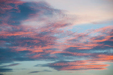 Dramatic Sunset Clouds