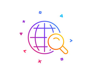 Global Search line icon