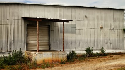 Old warehouse loading dock.