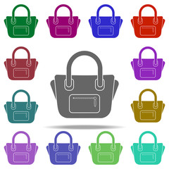 handbag with lock icon. Element of bag icon for mobile concept and web apps. Detailed handbag with lock icon can be used for web and mobile. Premium icon on white background