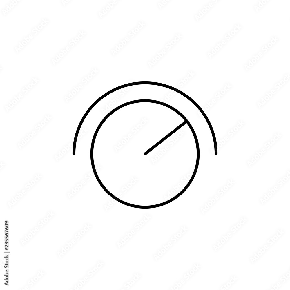 Poster speedometer sign icon. element of simple icon. thin line icon for website design and development, ap