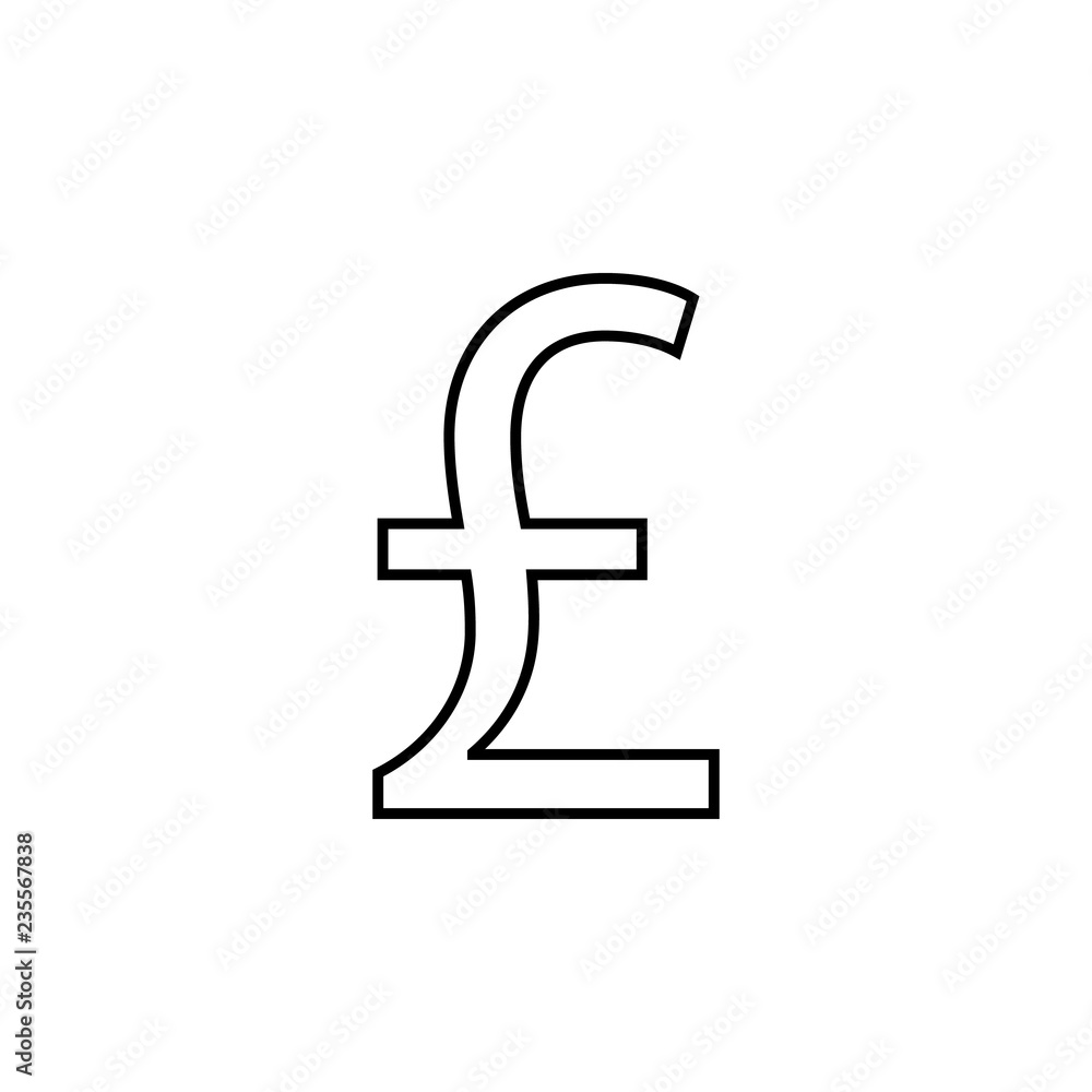Poster pound sign icon. element of simple icon. thin line icon for website design and development, app deve