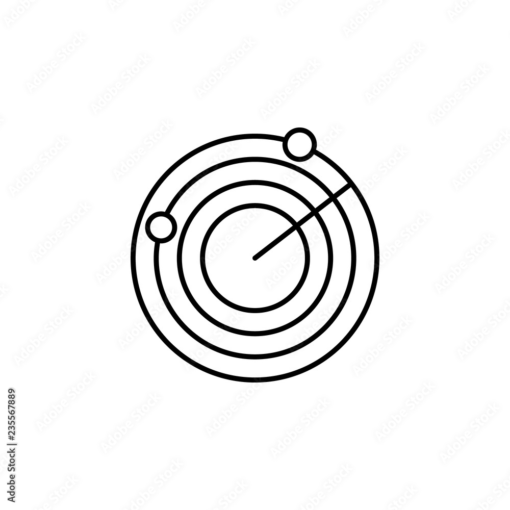 Poster constellation icon. element of simple icon. thin line icon for website design and development, app d