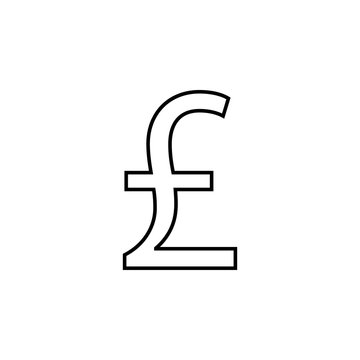 pound sign icon. Element of simple icon. Thin line icon for website design and development, app development. Premium icon
