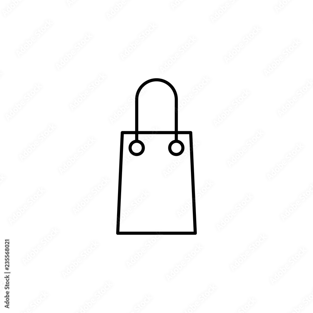 Poster bag icon. element of simple icon. thin line icon for website design and development, app development