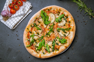 Pizza with vegetables vegetarian