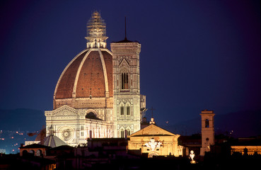 Florence Duomo and City Buildings, Florence, Italy