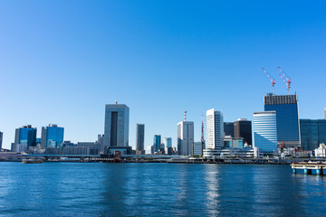 Fototapeta premium Scenery along the Sumida River