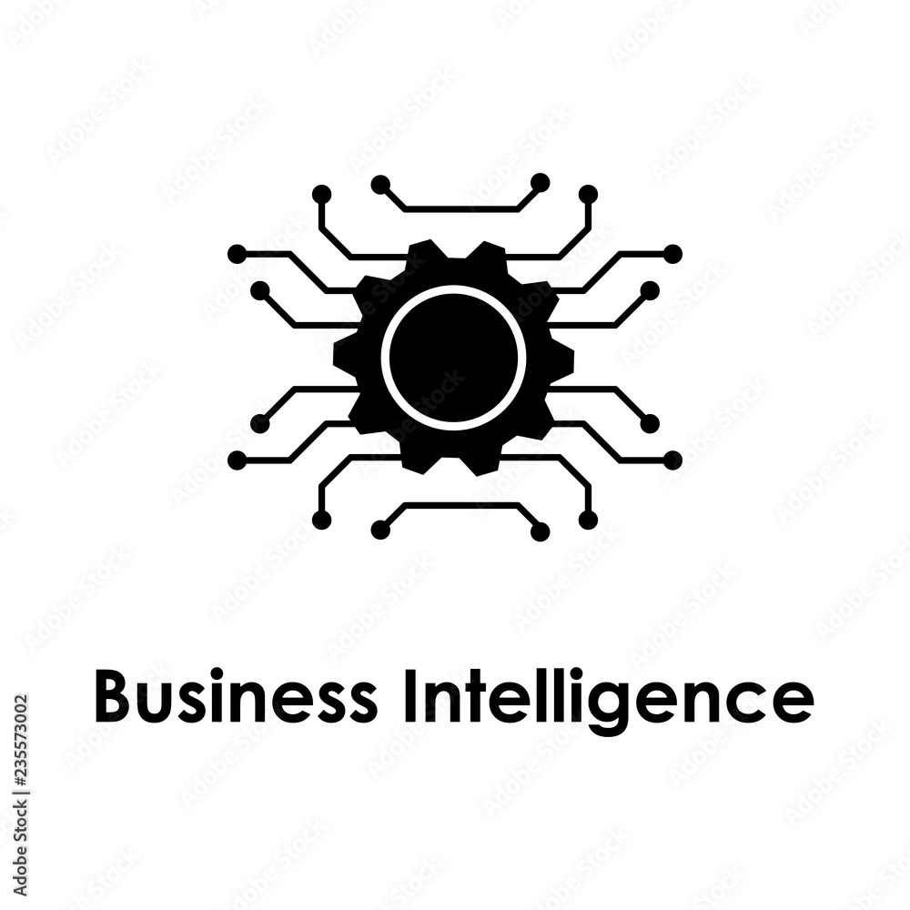 Poster gear, scheme icon. element of business icon with description. glyph icon for website design and deve