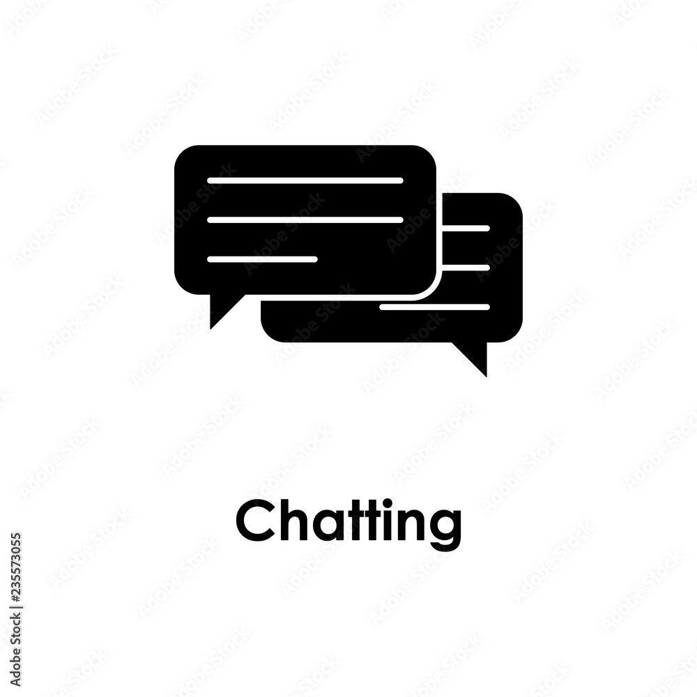 Poster speech, chat icon. element of business icon with description. glyph icon for website design and deve