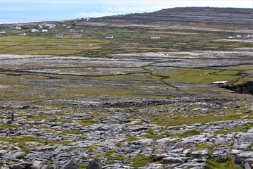 The Rugged Landscape of Inis Mor Off the Coast Of Ireland