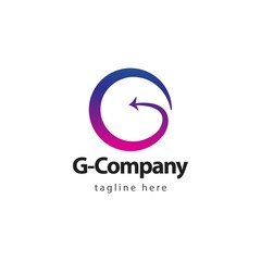 G Company Logo Vector Template Design Illustration